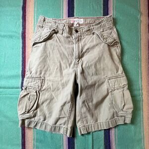 Cargo Supply Shorts Mens 32 Tan Khaki Cotton Utility Gorpcore Workwear Skater